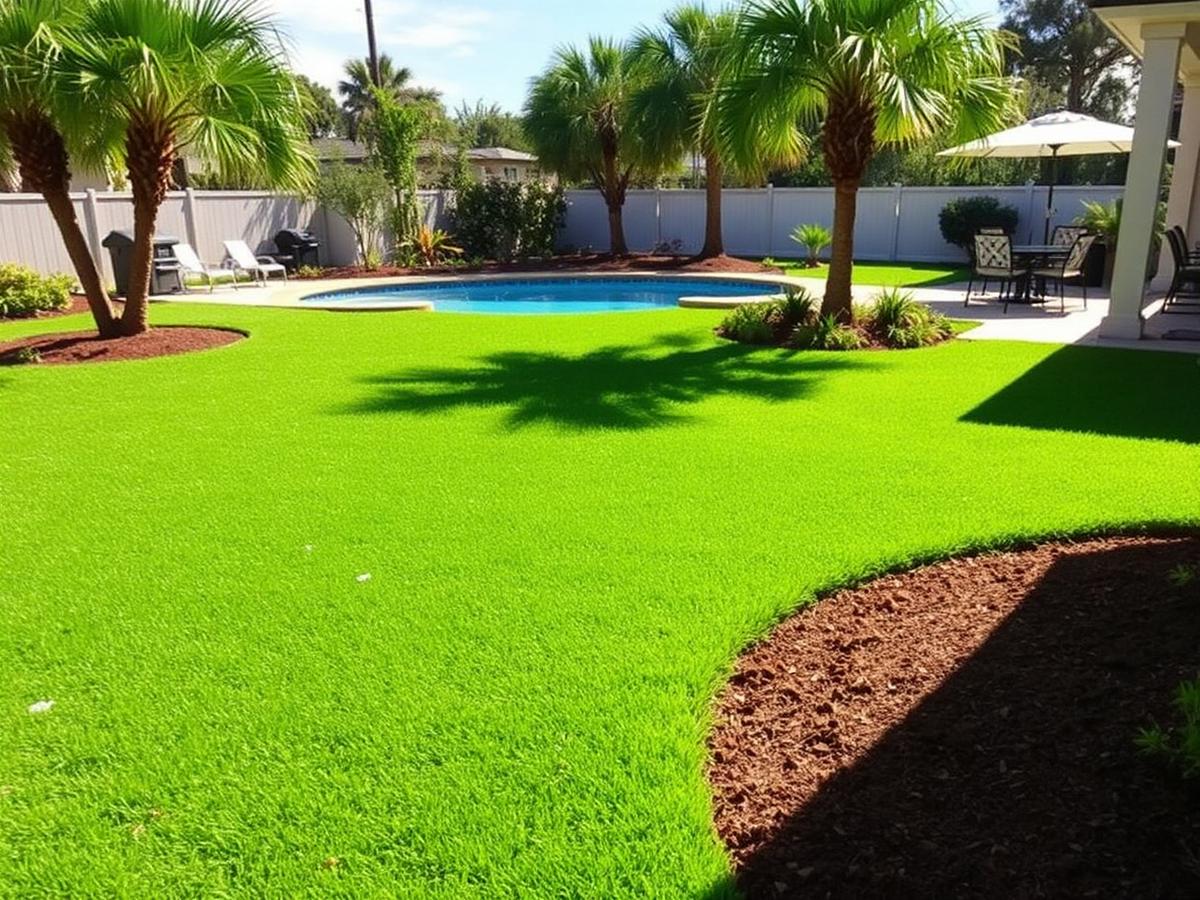 Poolside Zoysia — sod work by Green Valley Sod in Central Florida